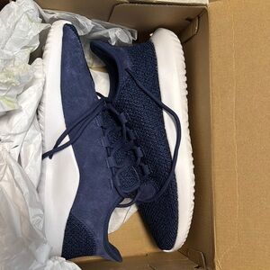 Adidas Blue and White Running Shoes